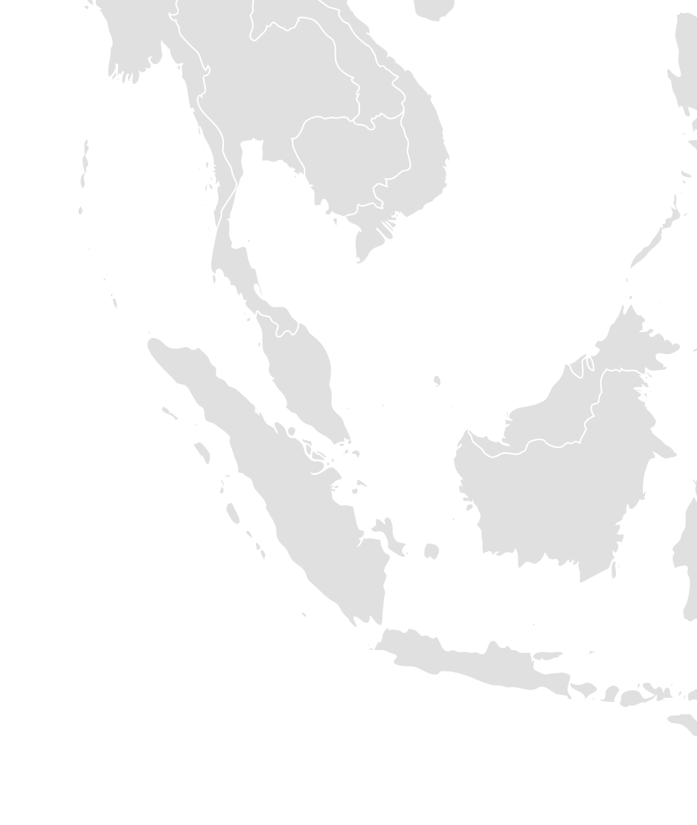 Southeast Asia map outline